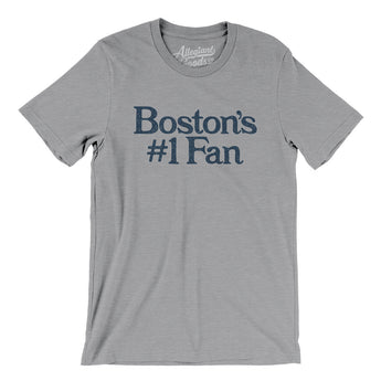 Boston's Number 1 Fan Men/Unisex T-Shirt-Allegiant Goods Co. Vintage Sports Apparel