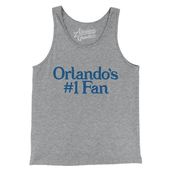 Orlando's Number 1 Fan Men/Unisex Tank Top-Athletic Heather-Allegiant Goods Co. Vintage Sports Apparel