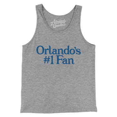 Orlando's Number 1 Fan Men/Unisex Tank Top-Allegiant Goods Co. Vintage Sports Apparel