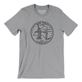 New York State Quarter Men/Unisex T-Shirt-Allegiant Goods Co. Vintage Sports Apparel