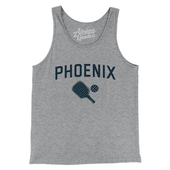 Phoenix Pickleball Men/Unisex Tank Top-Athletic Heather-Allegiant Goods Co. Vintage Sports Apparel