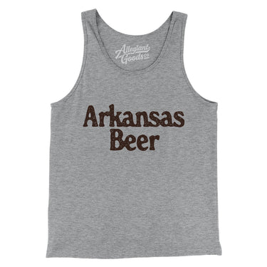 Arkansas Beer Men/Unisex Tank Top-Allegiant Goods Co. Vintage Sports Apparel