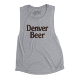 Denver Beer Women's Flowey Scoopneck Muscle Tank-Athletic Heather-Allegiant Goods Co. Vintage Sports Apparel