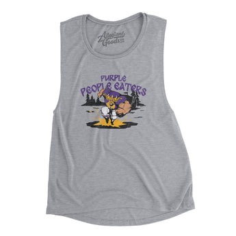 Purple People Eaters Women's Flowey Scoopneck Muscle Tank-Allegiant Goods Co. Vintage Sports Apparel