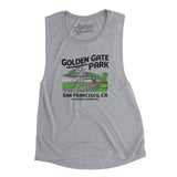 Golden Gate Park Women's Flowey Scoopneck Muscle Tank-Allegiant Goods Co. Vintage Sports Apparel