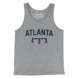 Atlanta Cycling Men/Unisex Tank Top-Athletic Heather-Allegiant Goods Co. Vintage Sports Apparel