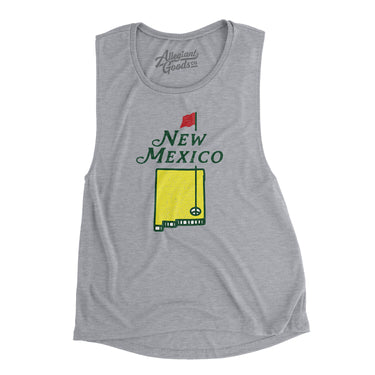 New Mexico Golf Women's Flowey Scoopneck Muscle Tank-Allegiant Goods Co. Vintage Sports Apparel