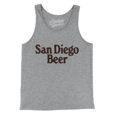 San Diego Beer Men/Unisex Tank Top-Allegiant Goods Co. Vintage Sports Apparel