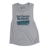 Don't Charlotte My Asheville Women's Flowey Scoopneck Muscle Tank-Allegiant Goods Co. Vintage Sports Apparel