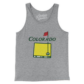 Colorado Golf Men/Unisex Tank Top-Allegiant Goods Co. Vintage Sports Apparel