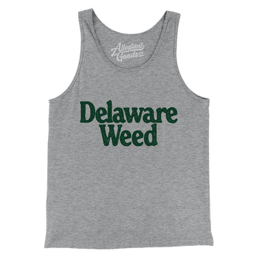 Delaware Weed Men/Unisex Tank Top-Allegiant Goods Co. Vintage Sports Apparel