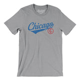 Chicago Vintage Script Men/Unisex T-Shirt-Allegiant Goods Co. Vintage Sports Apparel