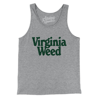 Virginia Weed Men/Unisex Tank Top-Allegiant Goods Co. Vintage Sports Apparel