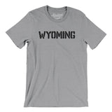 Wyoming Military Stencil Men/Unisex T-Shirt-Allegiant Goods Co. Vintage Sports Apparel