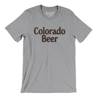 Colorado Beer Men/Unisex T-Shirt-Athletic Heather-Allegiant Goods Co. Vintage Sports Apparel