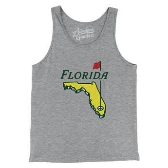Florida Golf Men/Unisex Tank Top-Allegiant Goods Co. Vintage Sports Apparel