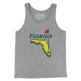 Florida Golf Men/Unisex Tank Top-Athletic Heather-Allegiant Goods Co. Vintage Sports Apparel