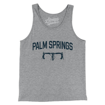 Palm Springs Cycling Men/Unisex Tank Top-Athletic Heather-Allegiant Goods Co. Vintage Sports Apparel