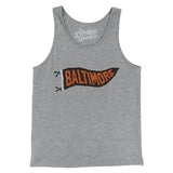 Baltimore Pennant Men/Unisex Tank Top-Allegiant Goods Co. Vintage Sports Apparel