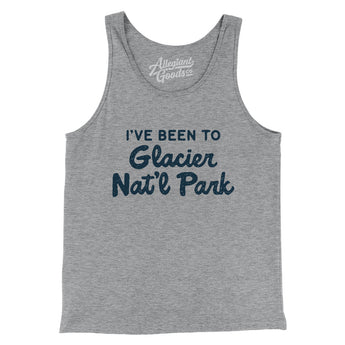 I've Been To Glacier National Park Men/Unisex Tank Top-Allegiant Goods Co. Vintage Sports Apparel