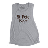 St. Pete Beer Women's Flowey Scoopneck Muscle Tank-Allegiant Goods Co. Vintage Sports Apparel