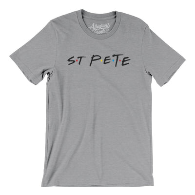 St Pete Friends Men/Unisex T-Shirt-Athletic Heather-Allegiant Goods Co. Vintage Sports Apparel