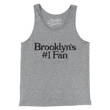 Brooklyn's Number 1 Fan Men/Unisex Tank Top-Athletic Heather-Allegiant Goods Co. Vintage Sports Apparel