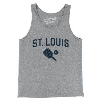 St. Louis Pickleball Men/Unisex Tank Top-Athletic Heather-Allegiant Goods Co. Vintage Sports Apparel