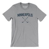Minneapolis Golf Men/Unisex T-Shirt-Athletic Heather-Allegiant Goods Co. Vintage Sports Apparel