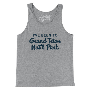 I've Been To Grand Teton National Park Men/Unisex Tank Top-Allegiant Goods Co. Vintage Sports Apparel