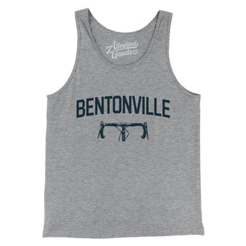 Bentonville Cycling Men/Unisex Tank Top-Athletic Heather-Allegiant Goods Co. Vintage Sports Apparel