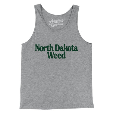 North Dakota Weed Men/Unisex Tank Top-Allegiant Goods Co. Vintage Sports Apparel