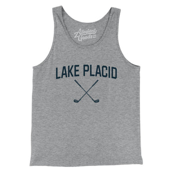 Lake Placid Golf Men/Unisex Tank Top-Athletic Heather-Allegiant Goods Co. Vintage Sports Apparel
