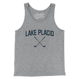 Lake Placid Golf Men/Unisex Tank Top-Athletic Heather-Allegiant Goods Co. Vintage Sports Apparel