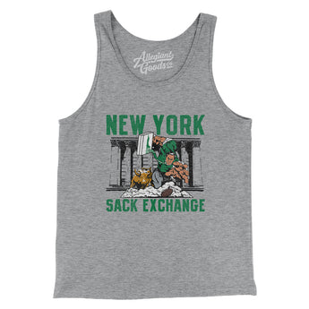 New York Sack Exchange Men/Unisex Tank Top-Allegiant Goods Co. Vintage Sports Apparel