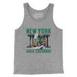 New York Sack Exchange Men/Unisex Tank Top-Athletic Heather-Allegiant Goods Co. Vintage Sports Apparel