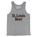 St. Louis Beer Men/Unisex Tank Top-Athletic Heather-Allegiant Goods Co. Vintage Sports Apparel