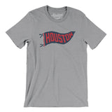 Houston Pennant Men/Unisex T-Shirt-Athletic Heather-Allegiant Goods Co. Vintage Sports Apparel