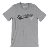 San Antonio Vintage Script Men/Unisex T-Shirt-Allegiant Goods Co. Vintage Sports Apparel