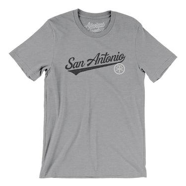 San Antonio Vintage Script Men/Unisex T-Shirt-Allegiant Goods Co. Vintage Sports Apparel