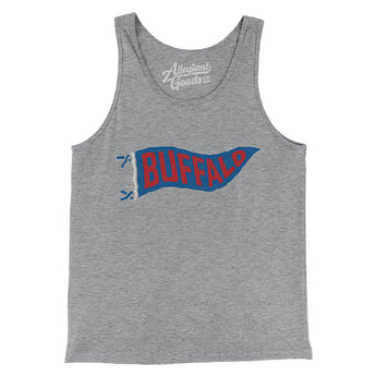 Buffalo Pennant Men/Unisex Tank Top-Allegiant Goods Co. Vintage Sports Apparel