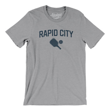 Rapid City Pickleball Men/Unisex T-Shirt-Athletic Heather-Allegiant Goods Co. Vintage Sports Apparel