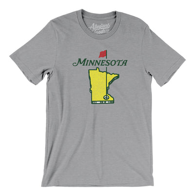 Minnesota Golf Men/Unisex T-Shirt-Athletic Heather-Allegiant Goods Co. Vintage Sports Apparel