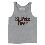 St. Pete Beer Men/Unisex Tank Top-Allegiant Goods Co. Vintage Sports Apparel