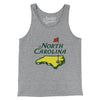 North Carolina Golf Men/Unisex Tank Top-Athletic Heather-Allegiant Goods Co. Vintage Sports Apparel