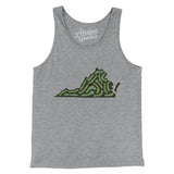 Virginia Golf Course Men/Unisex Tank Top-Athletic Heather-Allegiant Goods Co. Vintage Sports Apparel