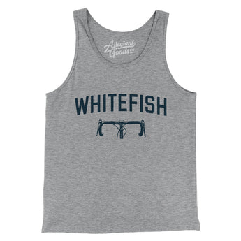 Whitefish Cycling Men/Unisex Tank Top-Athletic Heather-Allegiant Goods Co. Vintage Sports Apparel