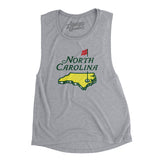 North Carolina Golf Women's Flowey Scoopneck Muscle Tank-Allegiant Goods Co. Vintage Sports Apparel