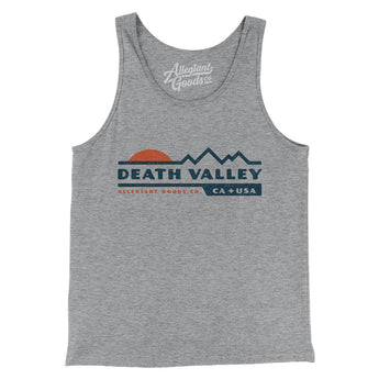 Death Valley Sunset Men/Unisex Tank Top-Athletic Heather-Allegiant Goods Co. Vintage Sports Apparel