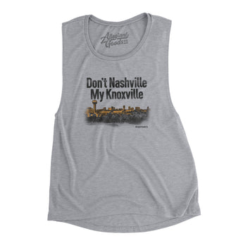 Don't Nashville My Knoxville Women's Flowey Scoopneck Muscle Tank-Allegiant Goods Co. Vintage Sports Apparel